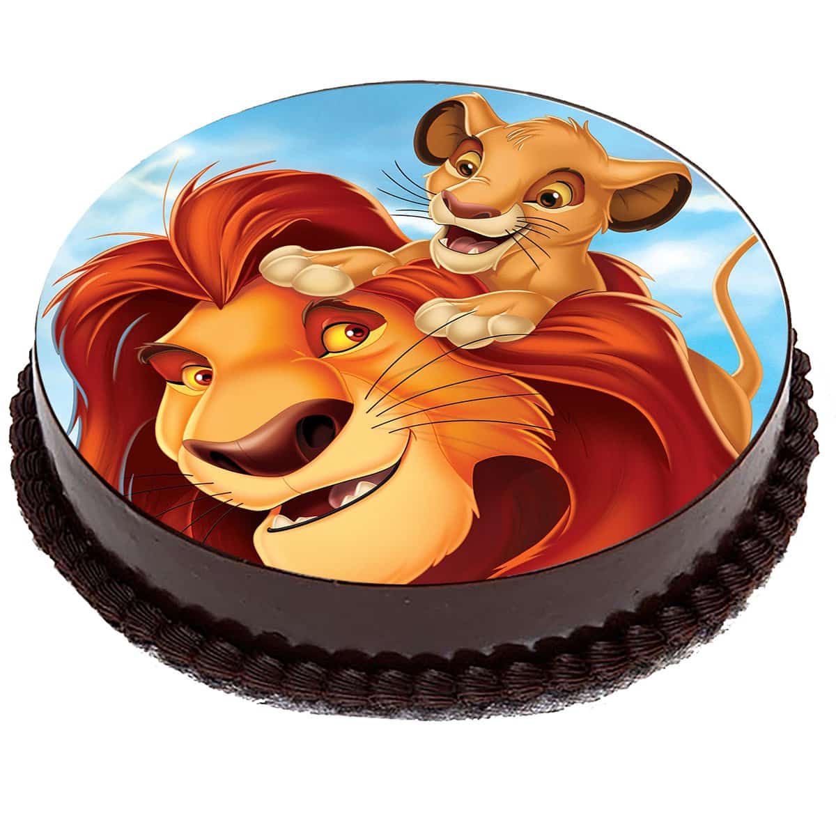 торт король лев